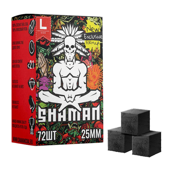 Кокосовый уголь Shaman 25мм в Санкт-Петербурге
