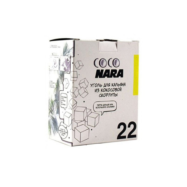 Уголь CocoNara 22мм для кальяна - 24 шт в Санкт-Петербурге