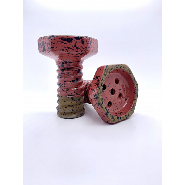 Чаша Thor Evil Screw Bowl Clay Красно Розовый в Санкт-Петербурге