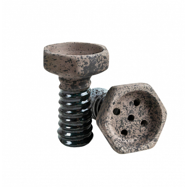 Чаша Thor Evil Screw Bowl Clay Черный Пепельный в Санкт-Петербурге