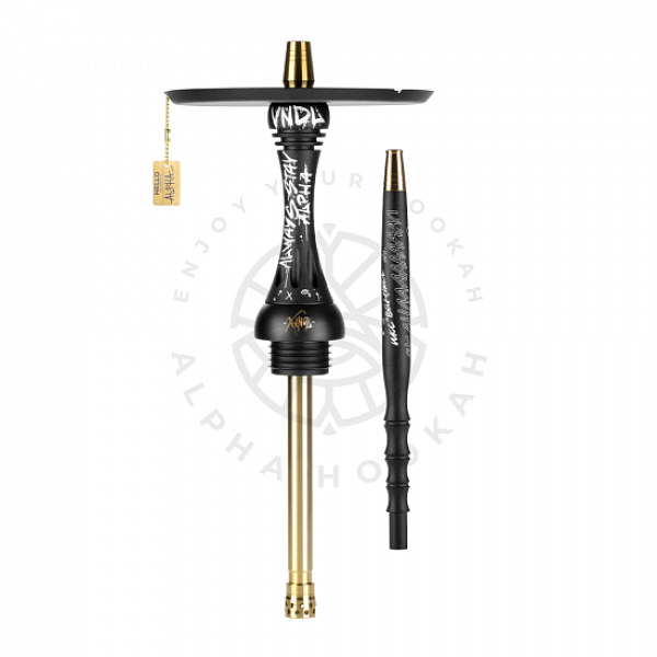 Кальян Alpha Hookah X VNDL Jet Black Чёрный (42 см) в Санкт-Петербурге
