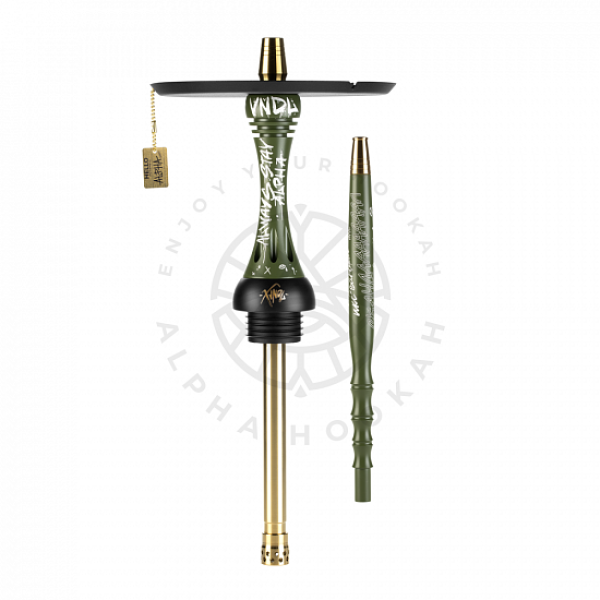 Кальян Alpha Hookah X VNDL Olive Зелёный (42 см) в Санкт-Петербурге