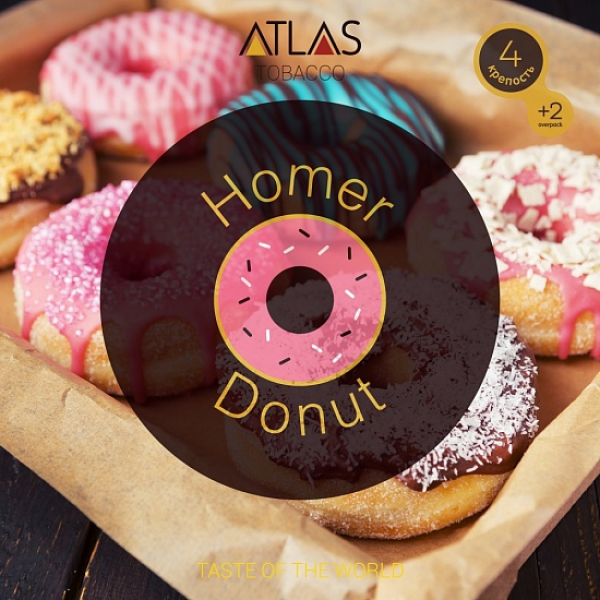 Табак Atlas Homer Donut 100гр в Санкт-Петербурге
