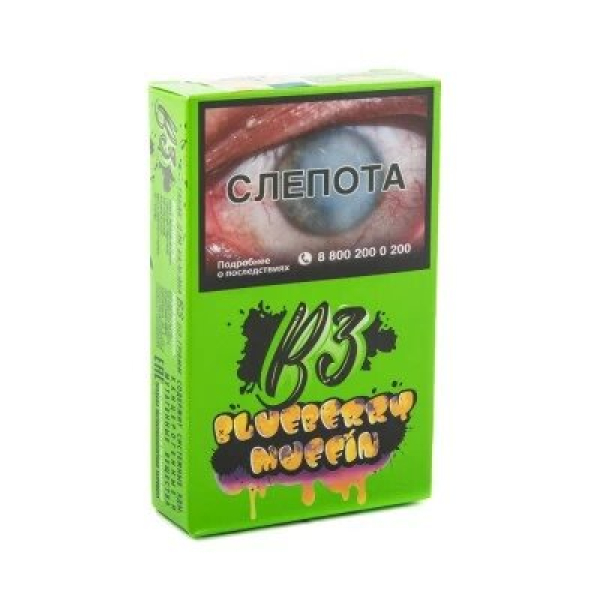 Табак B3 Blueberry Muffin (Черничный Маффин) 50 гр в Санкт-Петербурге