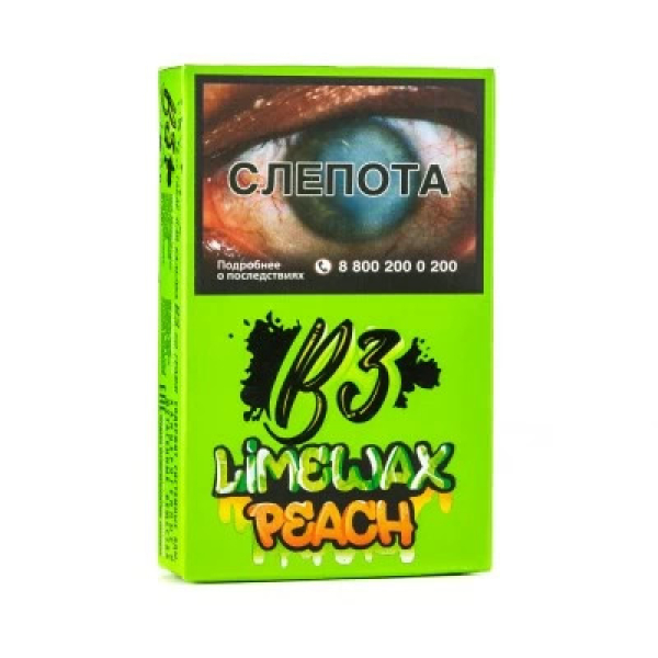 Табак B3 Limewax peach (Персик Лайм) 50 гр в Санкт-Петербурге