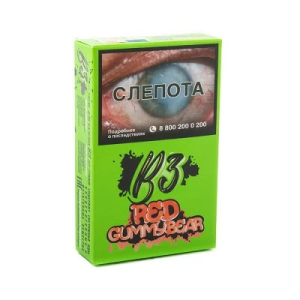 Табак B3 Red Gummy Bear (Красные Мишки Гамми) 50 гр в Санкт-Петербурге