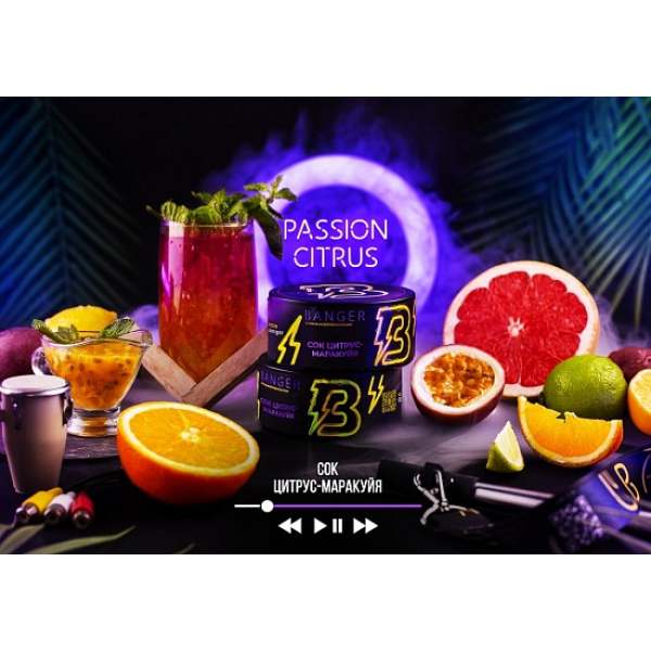 Табак Banger Passion Citrus 100 грамм в Санкт-Петербурге