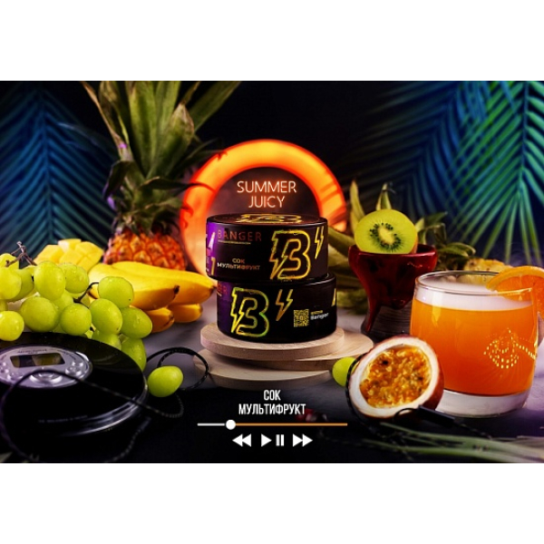 Табак Banger Summer Juicy 100 грамм в Санкт-Петербурге