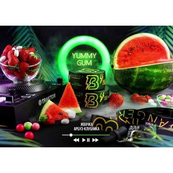 Табак Banger Yummy gum 100 грамм в Санкт-Петербурге