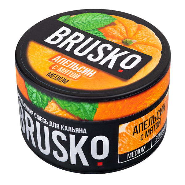 Смесь BRUSKO АПЕЛЬСИН С МЯТОЙ (MEDIUM) 250 гр в Санкт-Петербурге