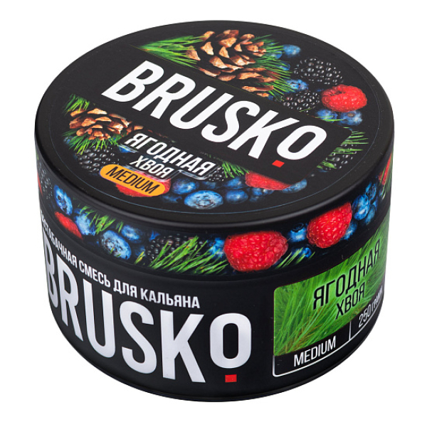 Смесь BRUSKO ЯГОДНАЯ ХВОЯ (MEDIUM) 250 гр в Санкт-Петербурге