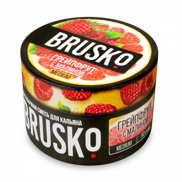 Смесь Brusko Medium Грейпфрут с малиной 50 грамм в Санкт-Петербурге