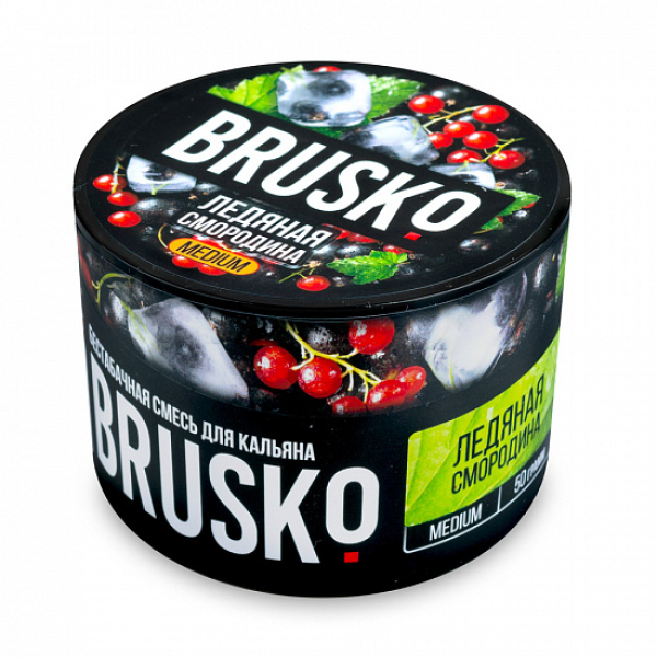 Смесь Brusko Medium Ледяная смородина 50 грамм в Санкт-Петербурге