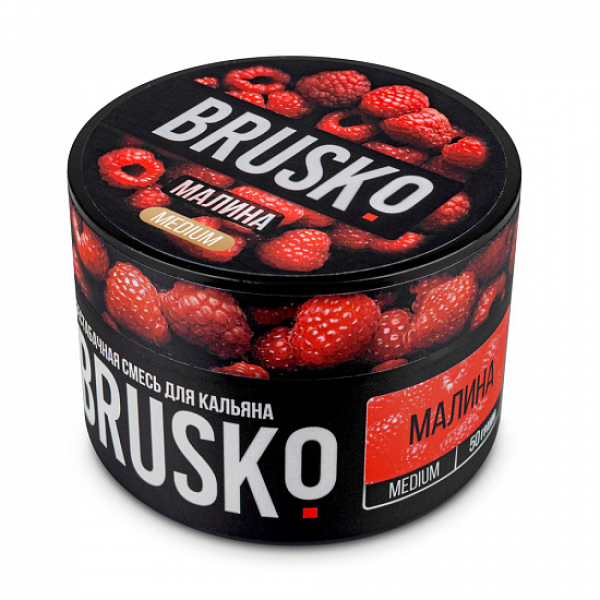 Смесь Brusko Medium Малина 50 грамм в Санкт-Петербурге