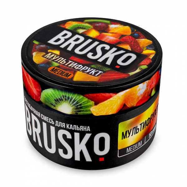 Смесь Brusko Medium Мультифрукт 50 грамм в Санкт-Петербурге