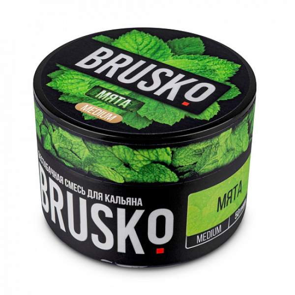 Смесь Brusko Medium Мята 50 грамм в Санкт-Петербурге