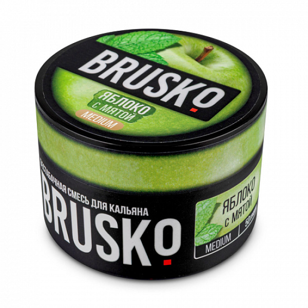 Смесь Brusko Medium Яблоко с мятой 50 грамм в Санкт-Петербурге