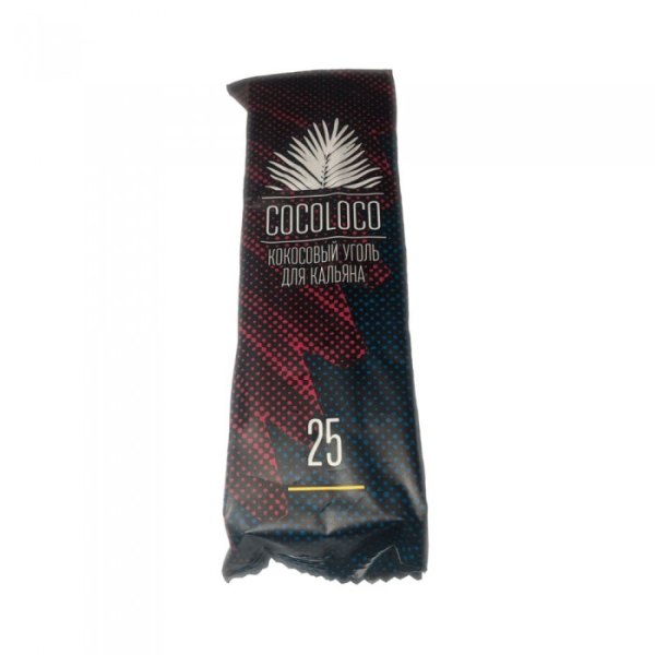 Кокосовый уголь Cocoloco 25мм - 12 шт. в Санкт-Петербурге