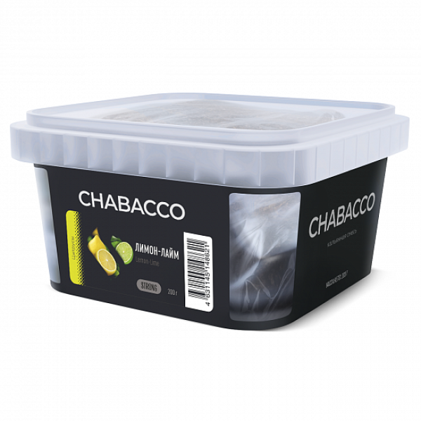 Смесь Chabacco Strong Lemon Lime (Лимон Лайм) 200 гр в Санкт-Петербурге