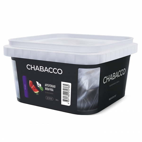 Смесь Chabacco Medium Watermelon Gum (Арбузная Жвачка) 200 гр в Санкт-Петербурге