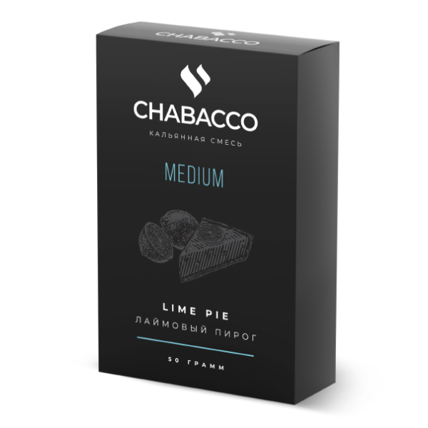 Смесь Chabacco Medium LIME PIE (ЛАЙМОВЫЙ ПИРОГ) 50 гр в Санкт-Петербурге