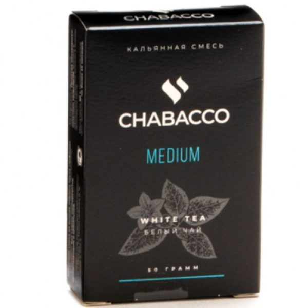 Смесь Chabacco Medium WHITE TEA (БЕЛЫЙ ЧАЙ) 50 гр в Санкт-Петербурге
