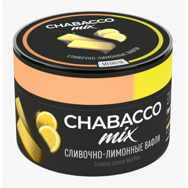 Смесь Chabacco Mix Creamy Lemon Waffles 50 грамм в Санкт-Петербурге