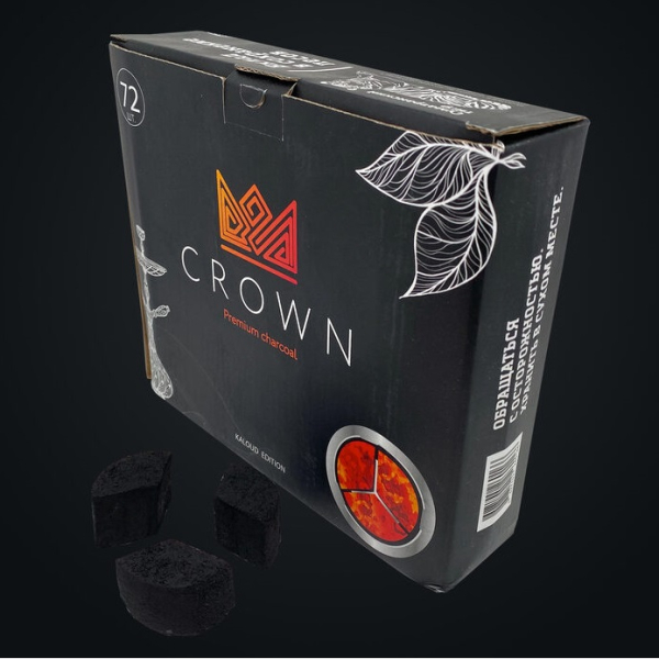 Уголь Crown KALOUD edition для кальяна (72 шт.) в Санкт-Петербурге