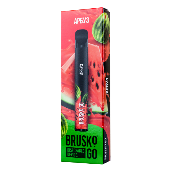 Одноразовая электронная сигарета Brusko Go Арбуз 800 затяжек в Санкт-Петербурге