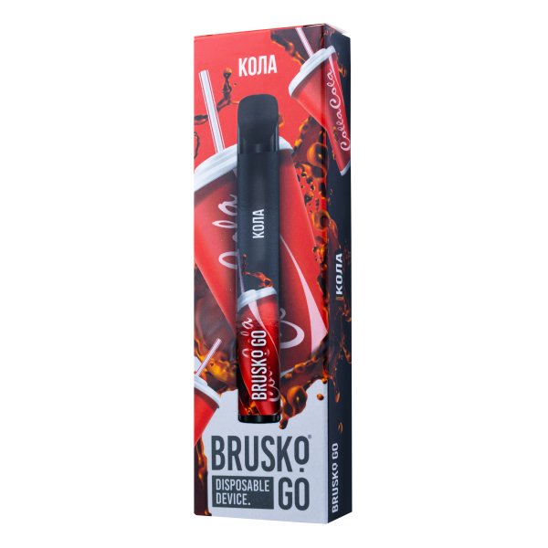 Одноразовая электронная сигарета Brusko Go Кола 800 затяжек в Санкт-Петербурге