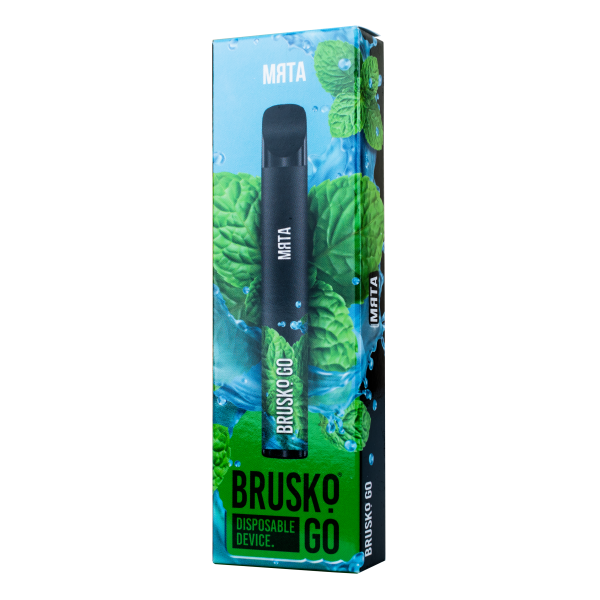 Одноразовая электронная сигарета Brusko Go Мята 800 затяжек в Санкт-Петербурге