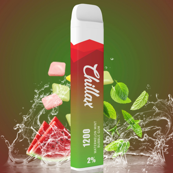 Chillax Watermelon Mint bubble gum (Арбуз Мятная жвачка), 1200 тяг в Санкт-Петербурге