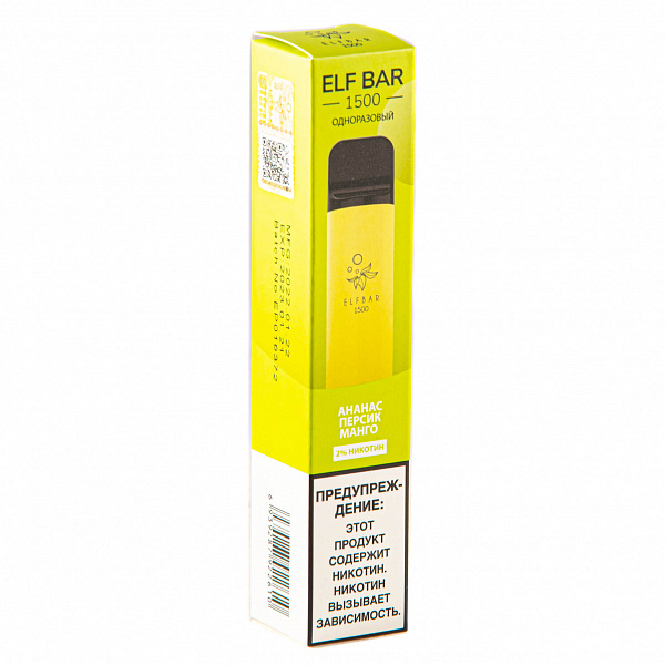 ELFBAR PINEAPPLE PEACH MANGO, 1500 тяг в Санкт-Петербурге