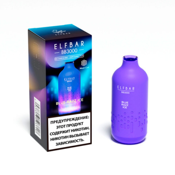 Elfbar BB3000 Голубика малина лед, 3000 тяг в Санкт-Петербурге