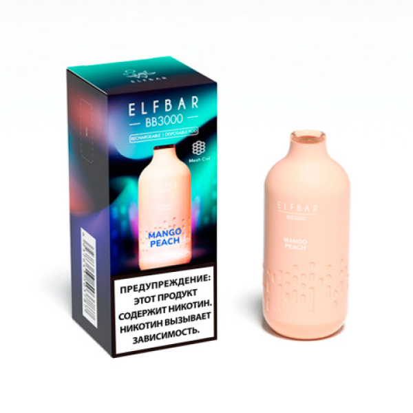 Elfbar BB3000 Манго персик, 3000 тяг в Санкт-Петербурге