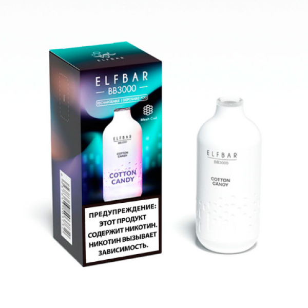 Elfbar BB3000 Сахарная вата, 3000 тяг в Санкт-Петербурге