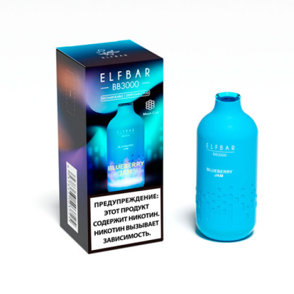 Elfbar BB3000 Черничный джем, 3000 тяг в Санкт-Петербурге