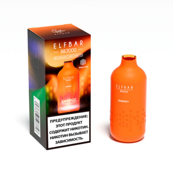 Elfbar BB3000 Энергетик, 3000 тяг в Санкт-Петербурге