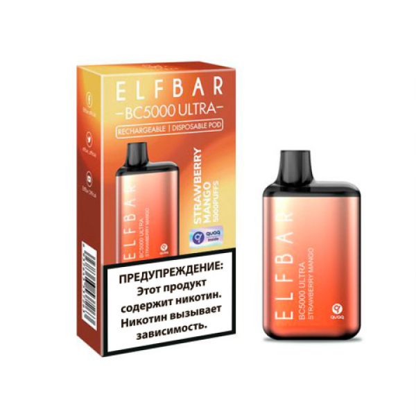 Elfbar BC5000 (Клубника манго), 5000 тяг в Санкт-Петербурге