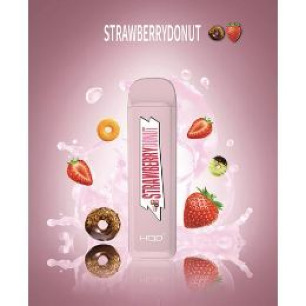HQD MEGA Strawberry Donut (Клубничный Пончик), 1800 тяг в Санкт-Петербурге
