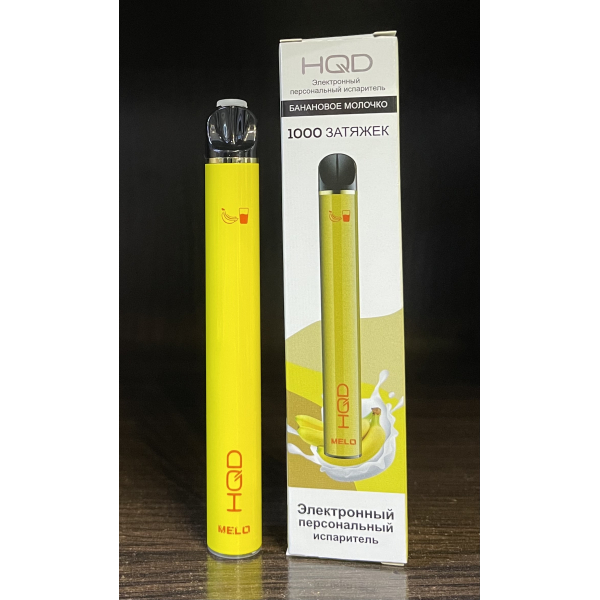 HQD melo banana milk (банановое молочко) 1000 затяжек в Санкт-Петербурге