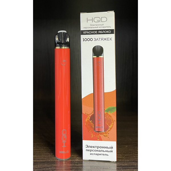 HQD melo red apple (красное яблоко) 1000 затяжек в Санкт-Петербурге