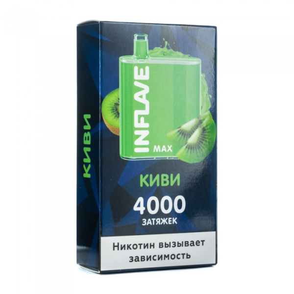 INFLAVE MAX Киви, 4000 тяг в Санкт-Петербурге