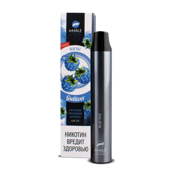 inHale Guliver Hard Blue Razz (Ежевика) 1500 затяжек в Санкт-Петербурге