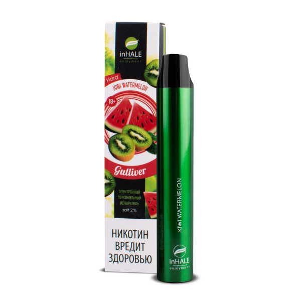 inHale Guliver Hard Kiwi Watermelon (Киви Арбуз) 1500 затяжек в Санкт-Петербурге
