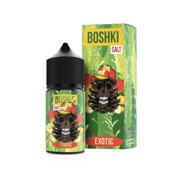 Жидкость BOSHKI Salt Exotic (Манго дыня хвоя) (30 мл, 20 мг/мл) в Санкт-Петербурге