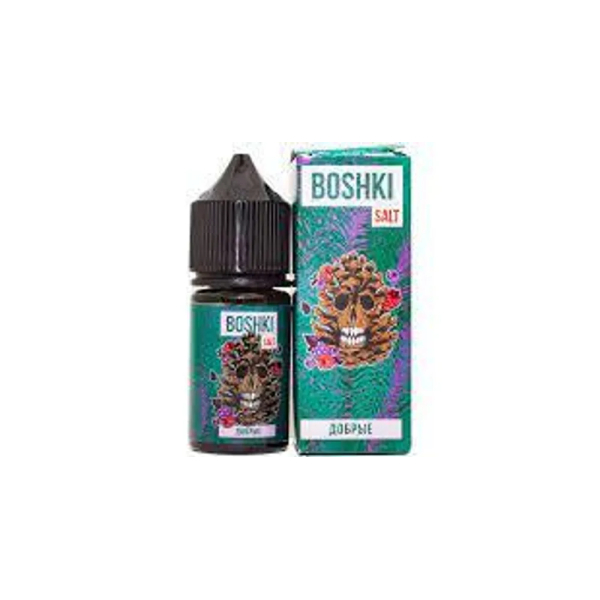 Жидкость BOSHKI Salt Добрые (Мороженное хвоя ягоды) (30 мл, 20 мг/мл) в Санкт-Петербурге