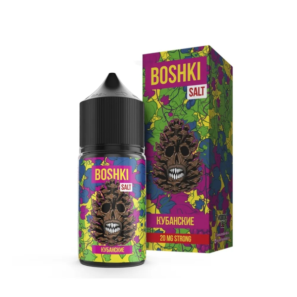 Жидкость BOSHKI Salt Кубанские (Виноград черника хвоя) (30 мл, 20 мг/мл) в Санкт-Петербурге