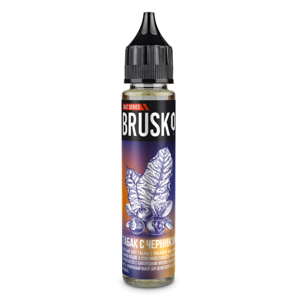 Жидкость Brusko Salt Табак С Черникой 30 мл в Санкт-Петербурге