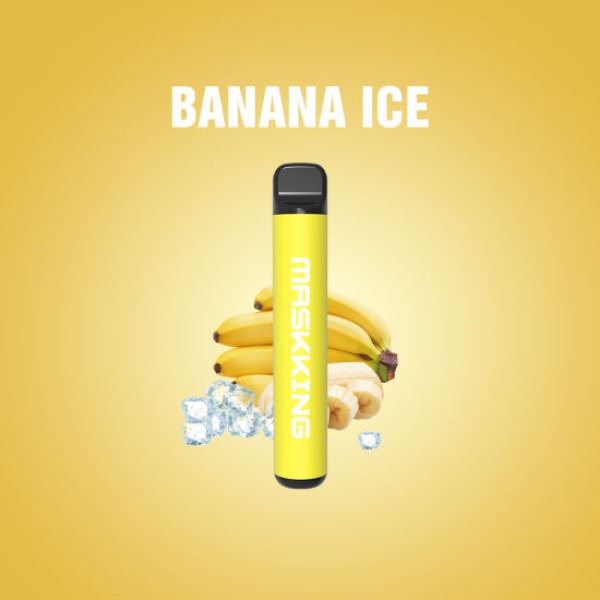 Одноразовая электронная сигарета Maskking High Pro Banana Ice (Ледяной Банан) 1000 затяжек в Санкт-Петербурге